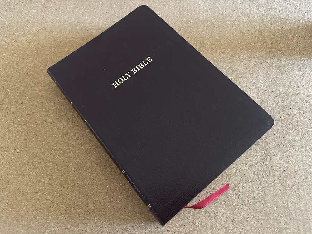 KJV Comfort Print Reference Giant Print Bible Burgundy Bonded Leather Red Ltr