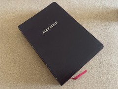 KJV Comfort Print Reference Giant Print Bible Burgundy Bonded Leather Red Ltr