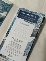 Oceans Swell 2024-2026 Two-Year Pocket Planner, August 2024 – December 2026
