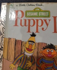 Vintage 1983 CTW Sesame Street Puppy Love A Little Golden Book 109 – 58