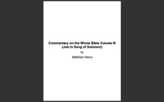 Matthew Henrys Complete Commentary Whole Bible- ALL 6 VOLUMES + Bonus Version-CD