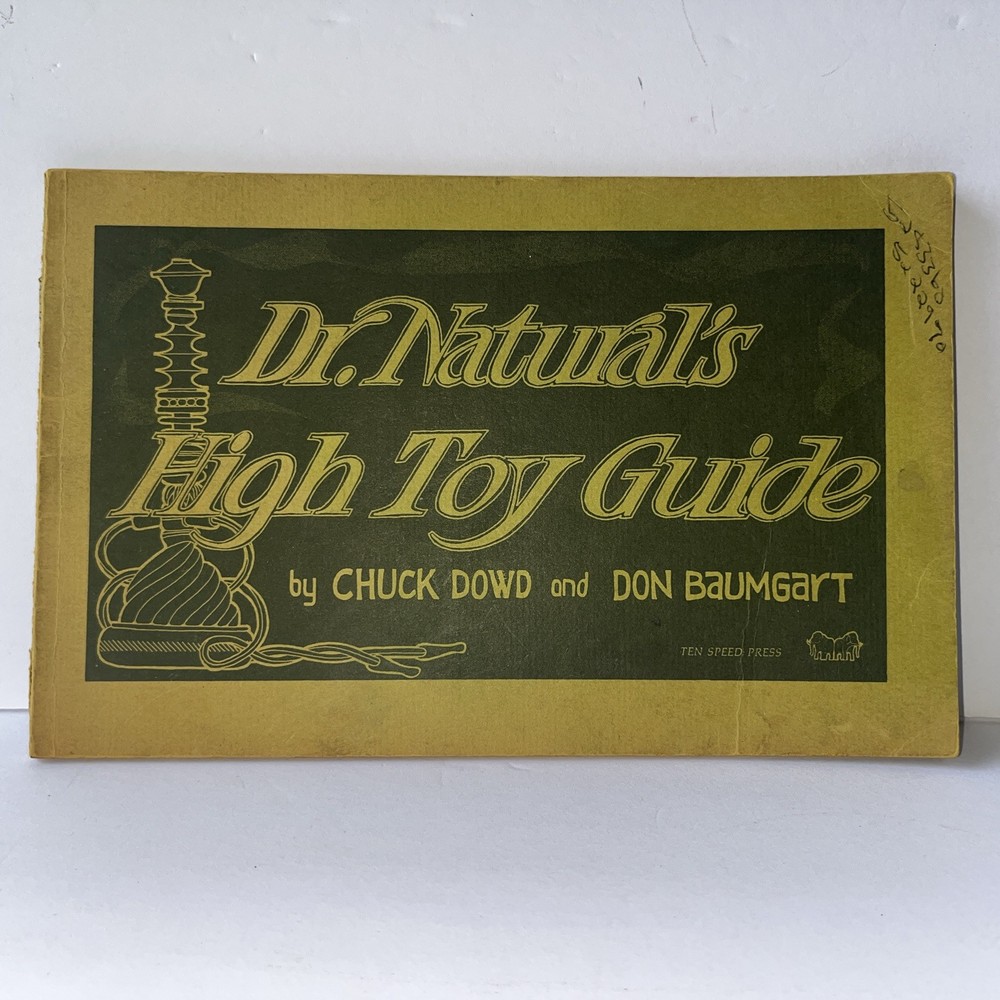 1971 Dr. Natural’s High Toy Guide Book Smoking Weed Marijuana Cartoons