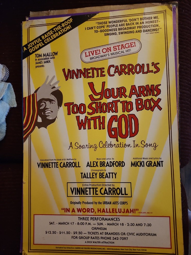 YOUR ARMS TOO SHORT TO BOXWITH GOD 1970