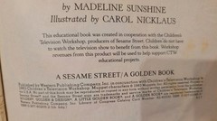 Vintage 1983 CTW Sesame Street Puppy Love A Little Golden Book 109 – 58