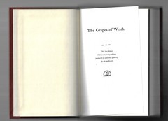 75th Aniv. Edition of Grapes of Wrath by John Steinbeck 2014 H/C