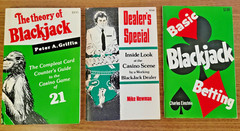 7 Vintage BLACKJACK BOOKS by K. Uston, Thorp, Wong, Griffin ,Newman, Einstein,