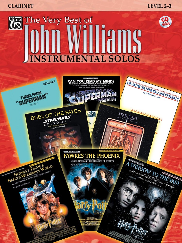 The Very Best of John Williams: Clarinet, Book & Online Audio/Software – pap…