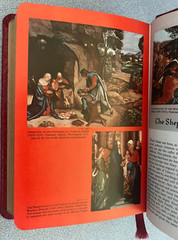 „The Life of Christ” Catholic 1954, Red Leather Binding, Gold Gilded Page Edges