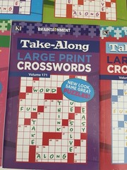 Lot 7 Kappa Take Along Large Print Crossword Books Braintainment NEW Free Ship