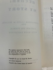 Bucher: My Story by Commander Lloyd M. Bucher USN Captain USS Pueblo 1970/HB/DJ