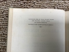 THE YOUNG AND FIELD ADVANCED LITERARY READER PART TWO 1916