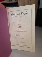 Lands and Peoples The World in Color Set of 5 Hardcover Volumes Grolier