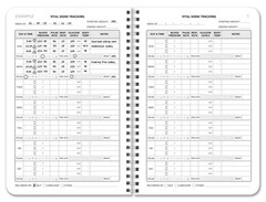 Vital Signs Log Book/Vitals Monitoring Logbook/ 104 Pages Record Book – 6” x …