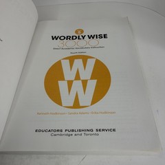 Wordly Wise 3000: Book 5 Direct Academic Vocabulary Instruction 4th Ed. PB