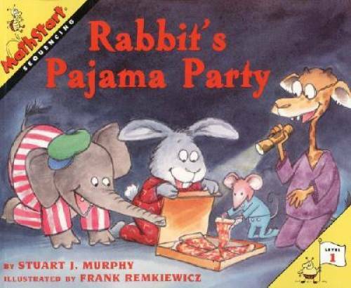 Rabbit’s Pajama Party (MathStart 1) – Paperback By Murphy, Stuart J. – GOOD