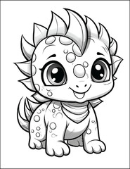 NEw Baby Dinosaur Coloring Book – Fun & Educational Activity for Kids A