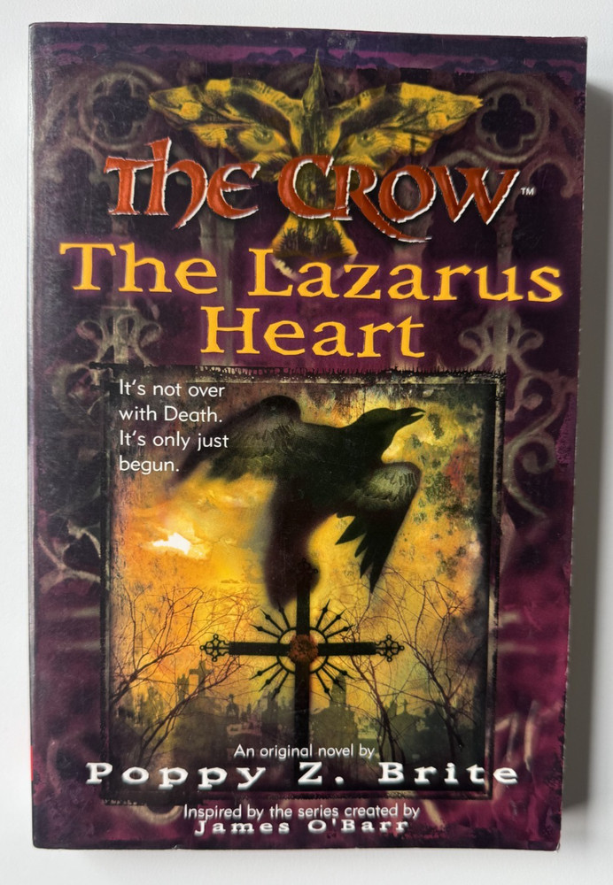 The Crow The Lazarus Heart Poppy Z Brite Paperback Horror Novel Vintage Goth