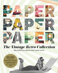 The Vintage Retro PAPER PAPER PAPER COLLECTION BOOK 180 Pages Create Craft NEW