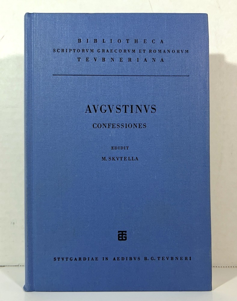AVGVSTINVS: CONFESSIONES (Augustine: Confessions) edited by M. Skvtella 1981