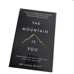 The Mountain is You by Brianna Wiest Paperback Self-Help Book Free Shipping US