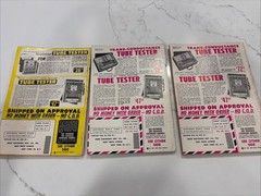 Lot Of Three Issues Popular Electronics 1957 July, August & September