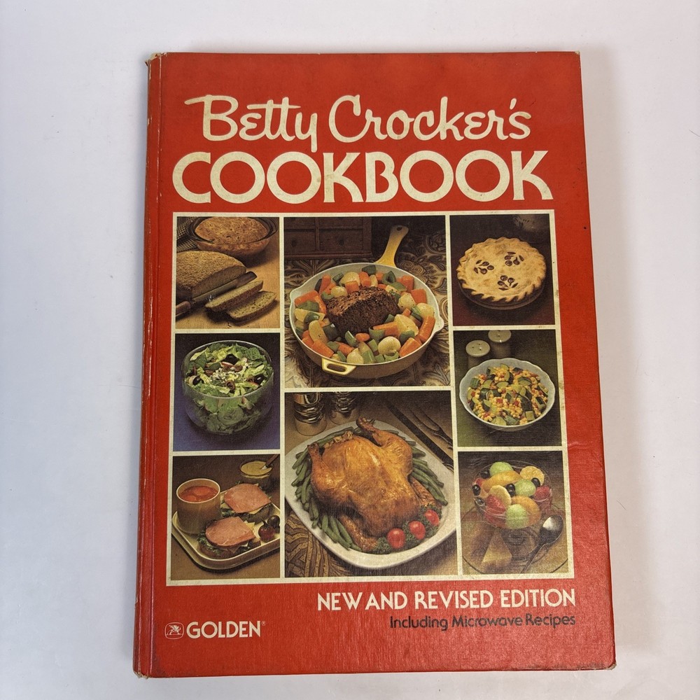 Vintage 1983 Betty Crocker’s Cookbook 5 Ring Binder Recipe Book 10th Printing
