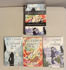 2 Box Sets/6 Books: Last Kids on Earth Max Brallier & Neil Gaiman Graveyard/Milk