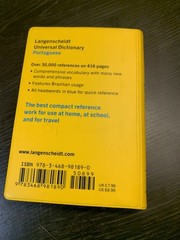 Lot Langenscheidt Pocket Dictionary Portuguese & DK Visual Dictionary