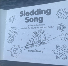 Sledding Song Paperback Maria Fleming GOOD 2003 Kids Scholastic Level