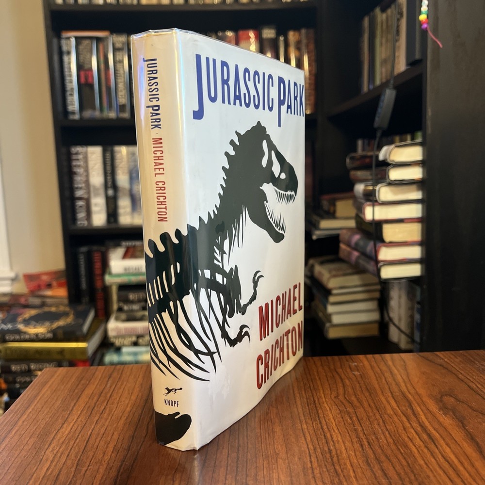 Jurassic Park – Michael Crichton (Hardcover) First Edition/Print, 1st/1st, VG