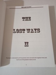The Lost Ways I & II By Claude Davis Homesteading Survival Prepping Pioneer