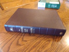 NASB Ryrie Study Bible~ Burgundy Genuine Leather ~Indexed Red letter