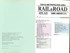 TOKYO METROPOLITAN AREA – RAIL & ROAD ATLAS – 1993 – PB BRAND NEW