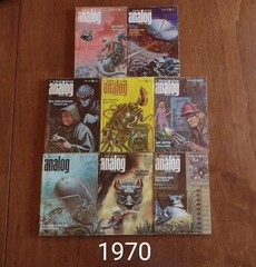 41 Vintage Analog Science Fiction Science Fact Lot Of 41 From 1965 – 1972