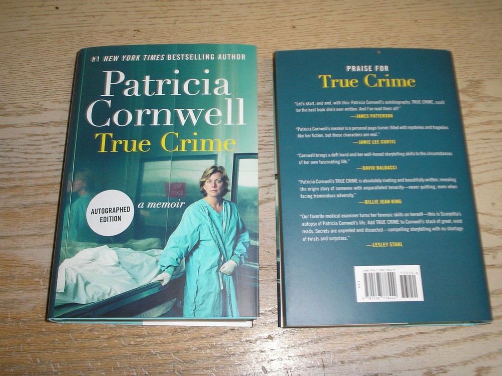 SIGNED True Crime : A Memoir by Patricia Cornwell (2026, 1st print, Hardcover)