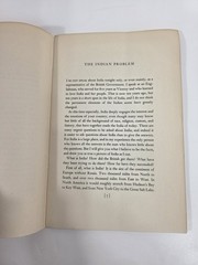 The Indian Problem Viscount Halifax 1942 Oxford University Press 31 Pages