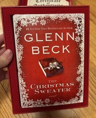 Glenn Beck The Christmas Sweater Hardcover Book Autographed Signed