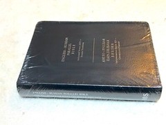 Russian/English Parallel Bible, Blue Bonded Leather, Synodal/King James Version