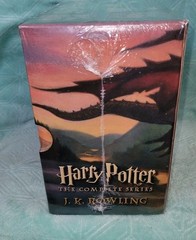 Harry Potter The COMPLETE SERIES JK Rowling Box Set Books & HOGWARTS NEW SEALED