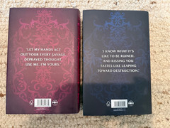 Waterstones Exclusive Dire Bound & Fury Bound Deluxe HC Set Sprayed Edges