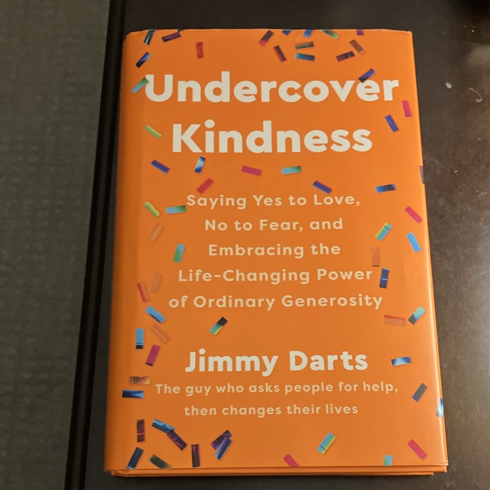 Undercover Kindness by Jimmy Darts Hardcover Book Very Good Condition
