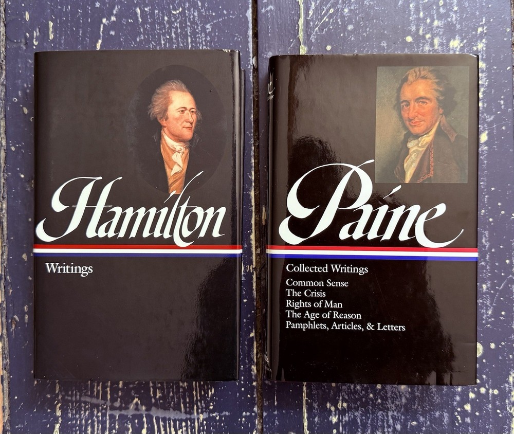 Thomas Paine Common Sense COLLECTED WRITINGS Alexander Hamilton 2 LOA HC BOOKS