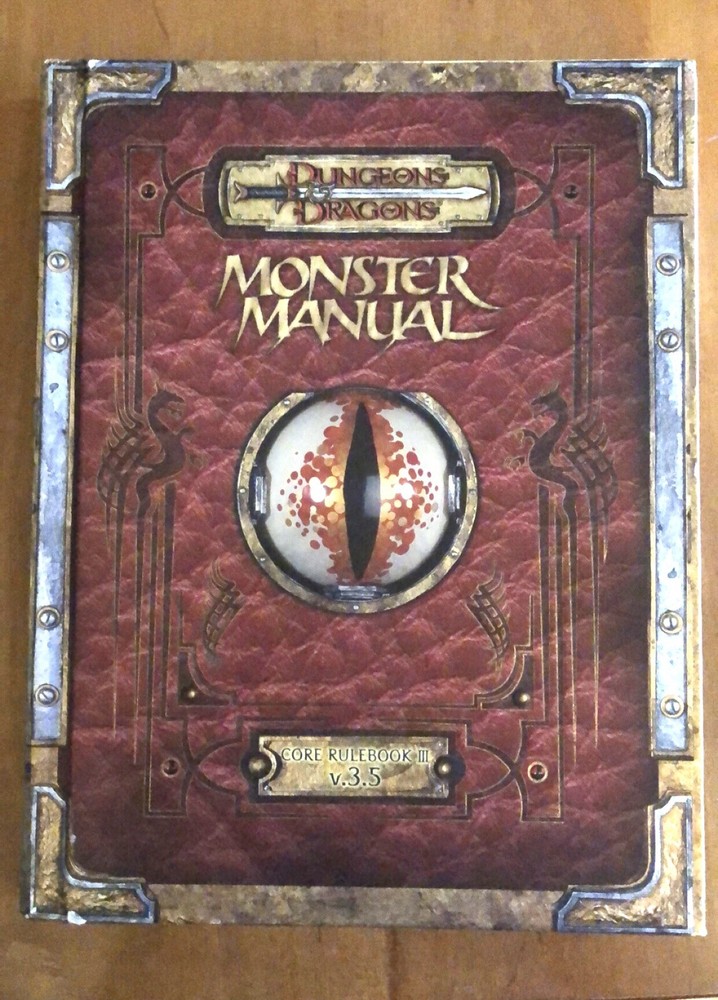 D&D Monster Manual Special Premium Edition 3.5 Dungeons & Dragons Core Rulebook