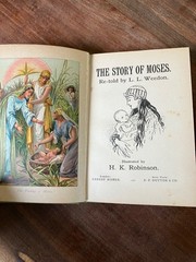 VINTAGE kids books „The Story of Joseph and Moses” ANTIQUE in PERFECT CONDITION