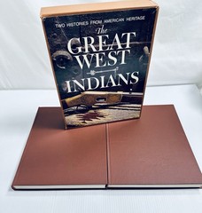 The Great West and Indians Two Volume Illustrated Set American Frontier History