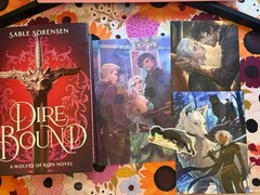 DIRE BOUND, SIGNED SABLE SORENSEN, WOLVES OF RUIN, SPRAYED EDGES