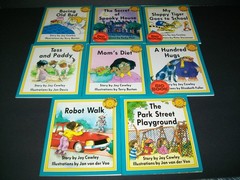 Lot of 8 Early Leveled 1 Readers SUNSHINE BOOKS Wright Group Joy Crowley VG