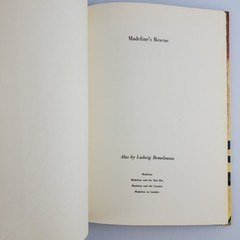 Madeline’s Rescue by Ludwig Bemelmans 1953 Viking Press Hardcover
