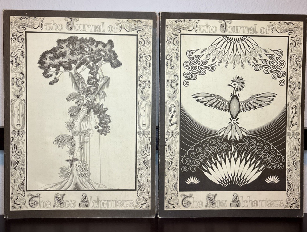 The Journal of The New Alchemists Volumes 1 and 2 oversized PPKs Good Condition