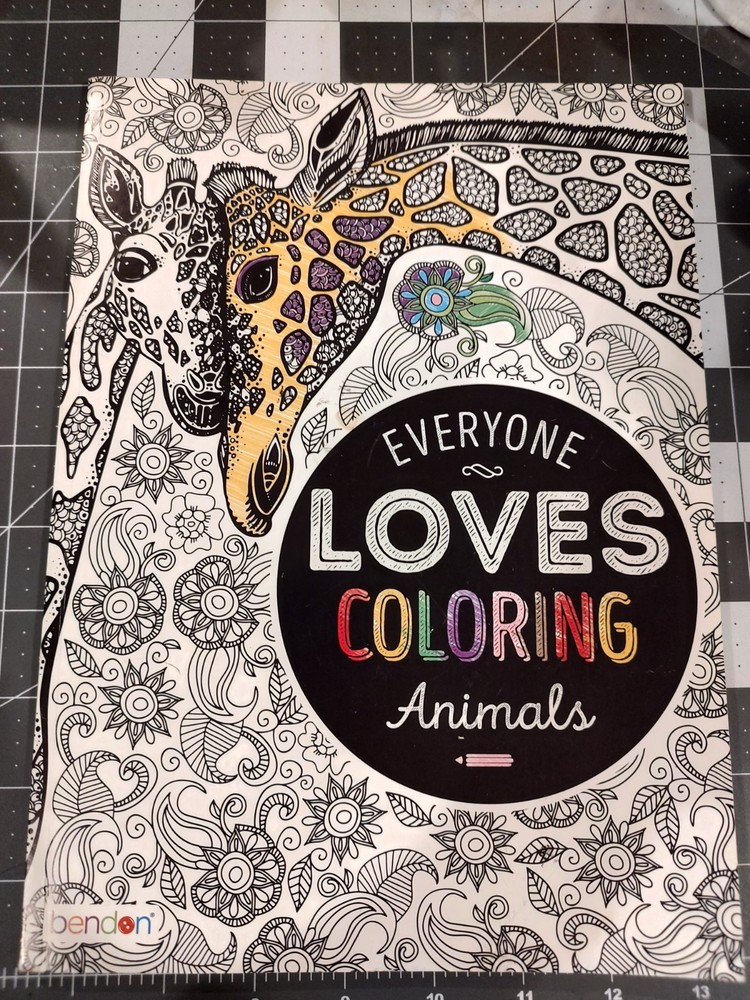 Bendon Everybody Loves Coloring Animals Coloring Book